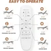 Adjustable Bed Frame Queen, Adjustable Bed Base with Massage, Zero Gravity Electric Bed with Wireless Remote, Head and Foot 6