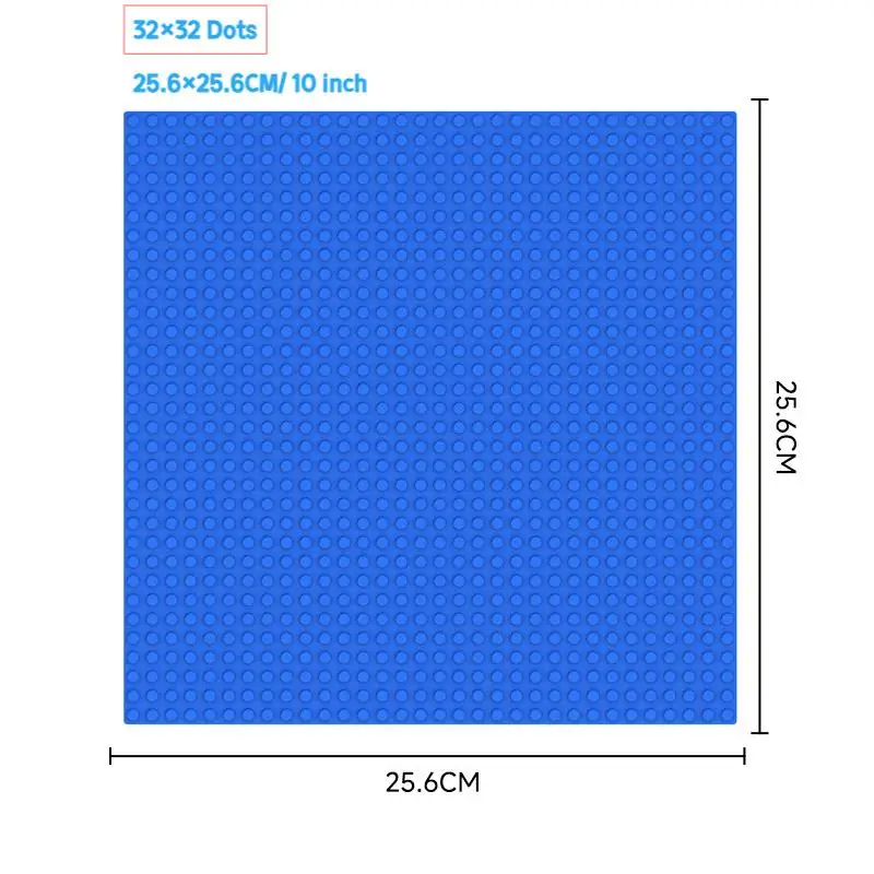 32x32 Styles Base Plate MOC Classic Building Blocks DIY Small Size Bricks Baseplate Parts for City Figures Children Toys 3
