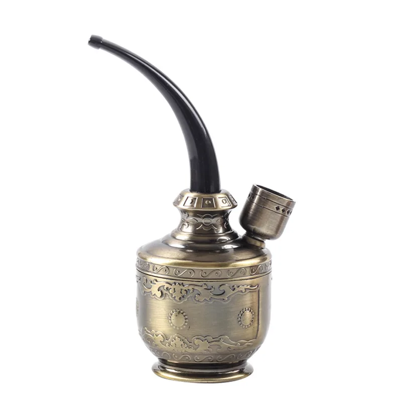 Hookah Pipe Retro Large Hookah Dual-Function Smoking Set Water Filter Smoking Tool Pipes Gifts Elder Group