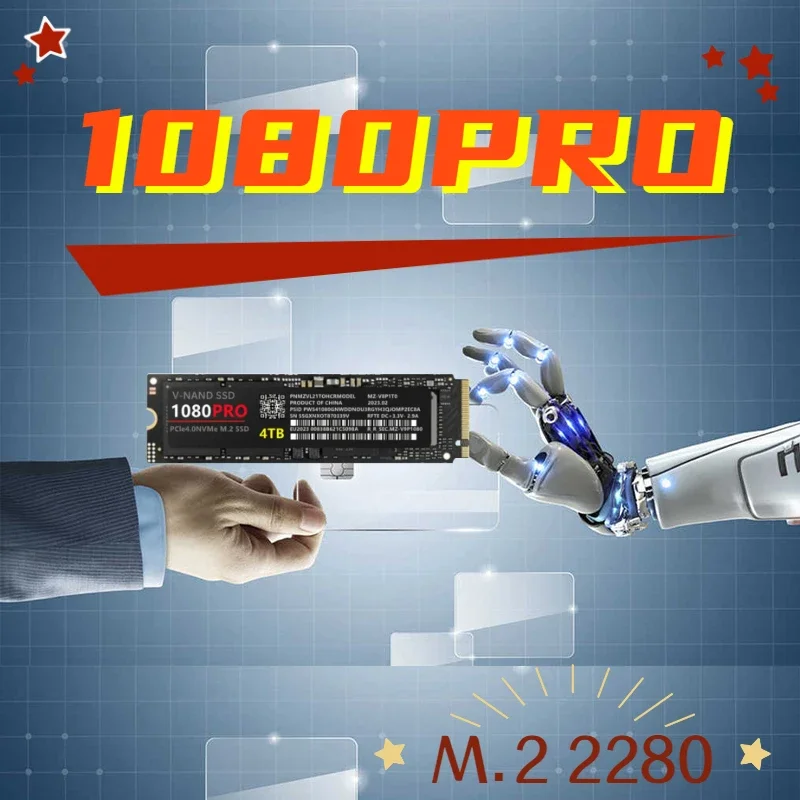 

Original 1080PRO Hard Disk SSD 1TB 2TB 4TB M2 Nvme Pcie M2 2280 Drive Internal Solid State Disk 4TB SSd Nvme M2 For PS5 Desktop