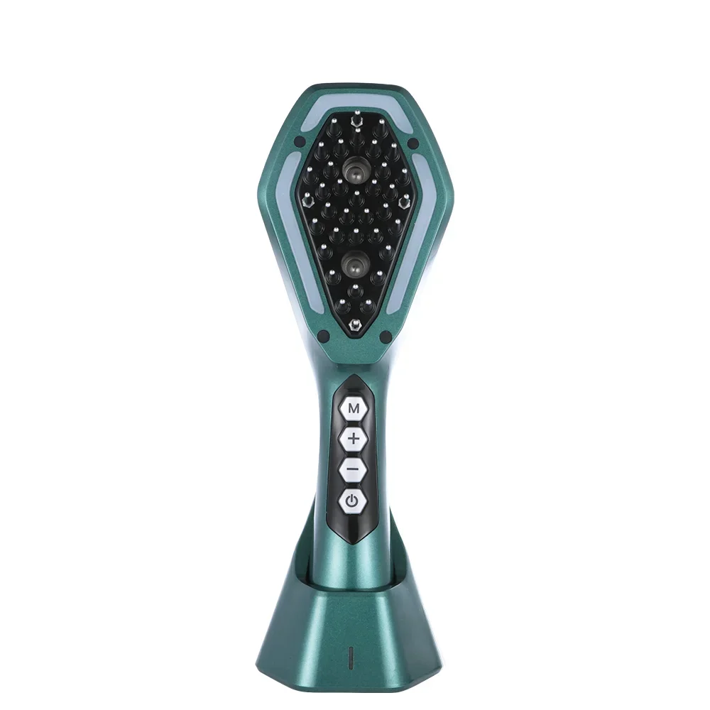 Lescolton red light therapy photon care oil-control hair-loss prevention multi functional EMS hair comb scalp massage brush