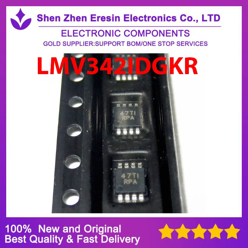 

Free shipping 10PCS/LOT LMV342IDGKR MSOP8 New and original