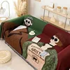 Cartoon Uncle and Loli Cover Towel Four Seasons Multi-functional Blanket Sofa Towel Camping Picnic Essential Equipment 1