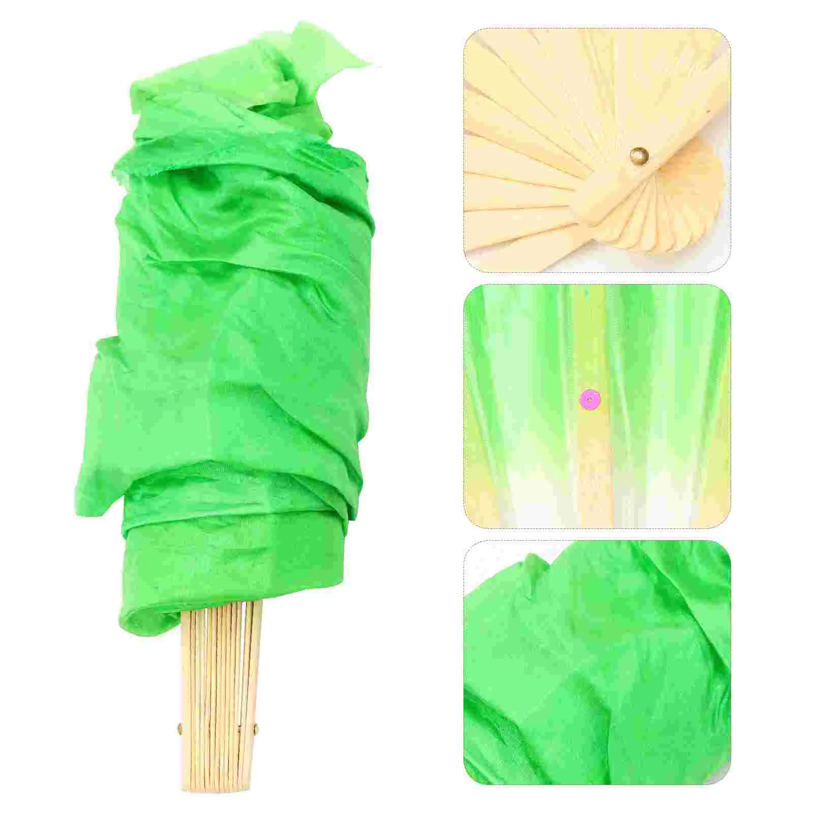 

Satin Dance Ribbon Veils Square Decorative Silk for Belly Folding Supplies Woman Lengthen Ribbon