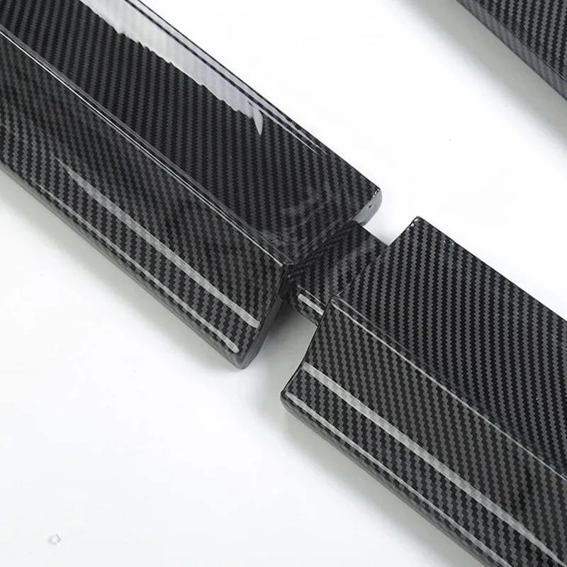 

Автомобильные сегментированные боковые юбки из углеродного волокна, наборы для объемного тела, модификация для Tesla Model 3