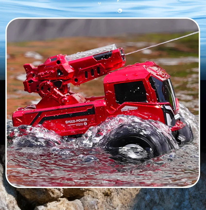 Remote Controlled 4wd Off-road Amphibious Water Cannon Toy Car_voghion.com