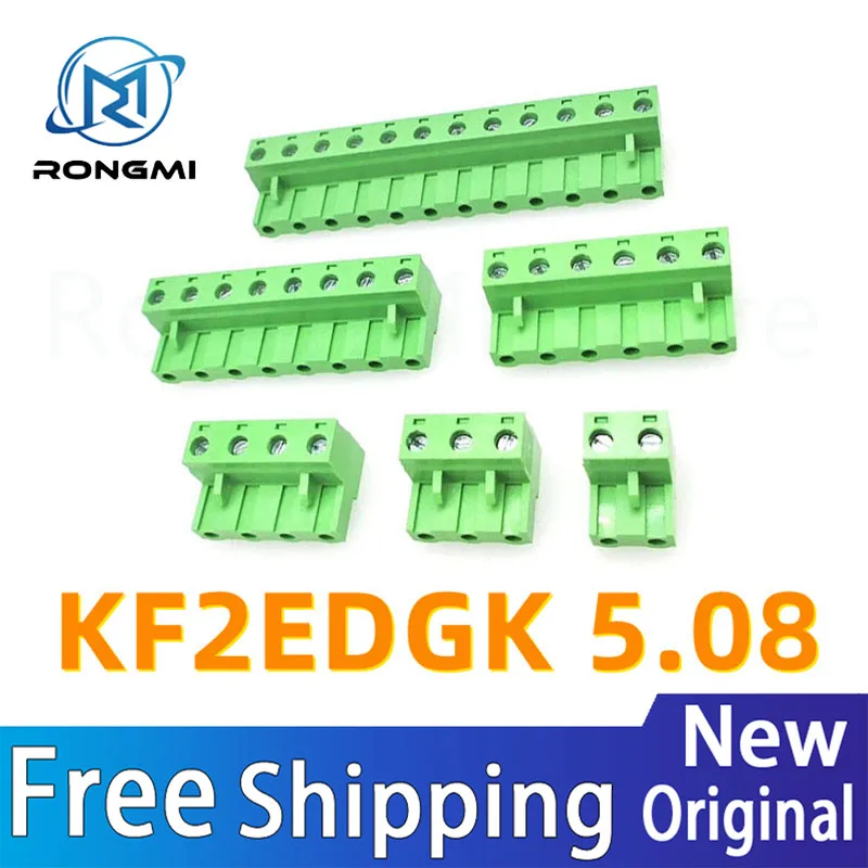 10Pcs KF2EDGK 5.08 2P ~ 12P PCB CONNECTOR PLUG-IN TERMINAL BlOCK 2EDGK 5.08mm 2PIN ~ 12PIN GMSTB 2,5 ST PHOENIX CONTACT DEGSON