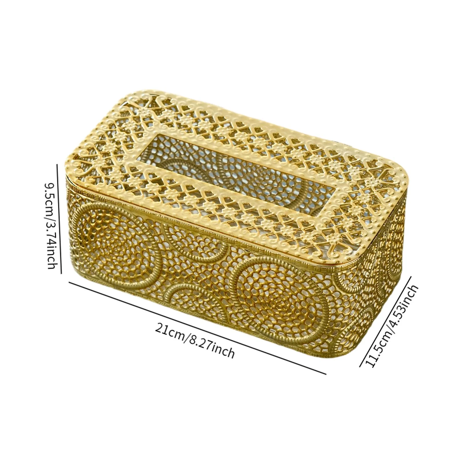 Tissue Box Toilet Paper Storage Rack Paper Tissue Napkin Holder Facial Tissue Holder for Living Room Office Toilet Hotel Bedroom 6