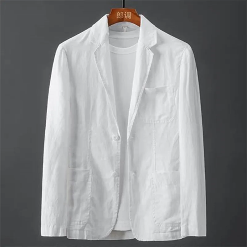 Men's Blazer Jacket Spring Summer Solid Slim Casual Business Thin Terno Masculino Breathable Suit Coat Male Korean Fashion