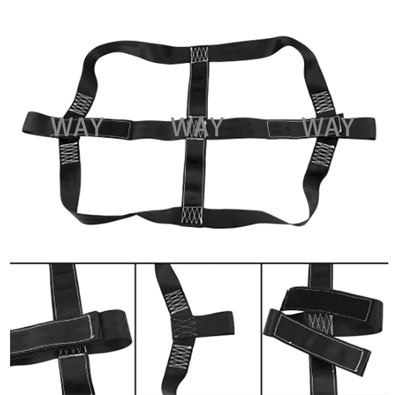 Motorcycle Electric Vehicle Binding Strap Fastening Tire Bundle Rear Wheel Strap Motorcycle Tire Foldable For Easy Storage
