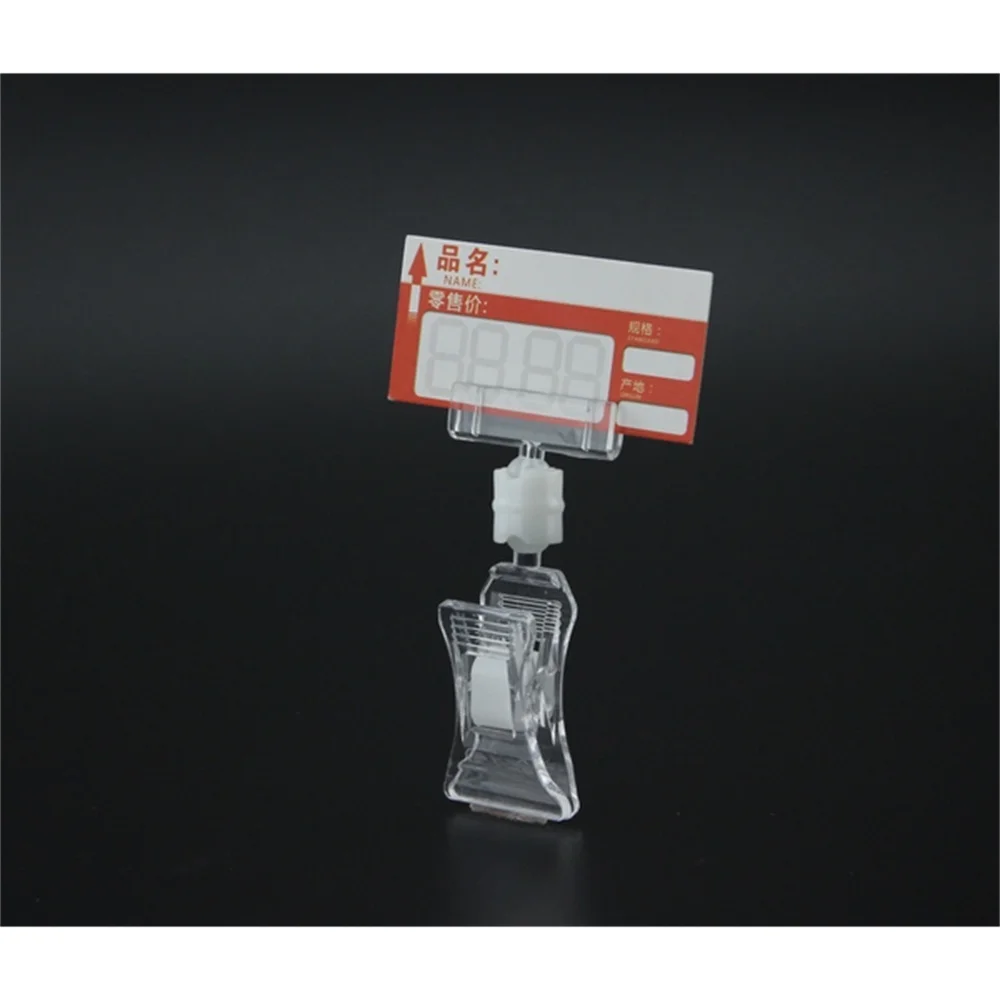 Pop Price Label Card Holders Display Merchandise Sign Signage Paper Promotion Clear Small In Retail Shop