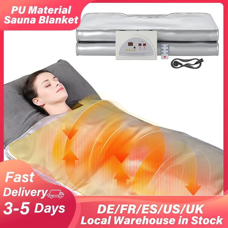 2 Zone Sauna Blanket Slimming Infrare Heating Sauna Blanket For Weight