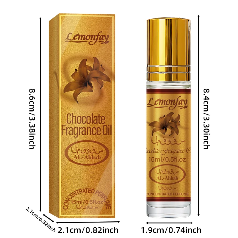 Lemonfay Schokolade Parfümöl, Langanhaltender Süßer Roll-on Duft_voghion.com