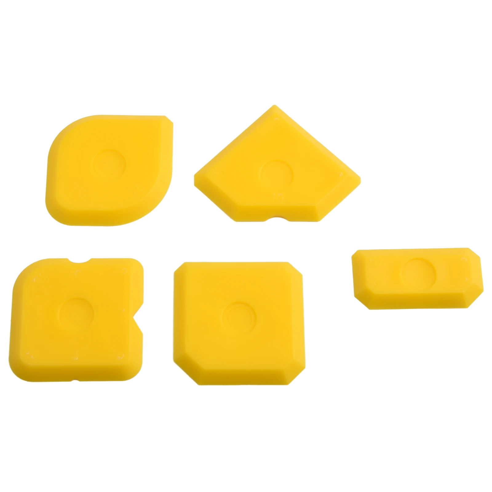 5 Pcs Silicone Applicator Scraper Sealant Smooth Remover Tools Sealant Spreader Finish Kit Caulk Tile Grout Home Improvement