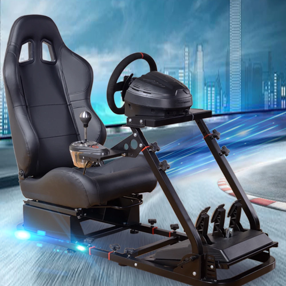 Spiel Diy Direct Drive Bewegung Sim Racing Simulator Rig Cockpit Sitz  Handbremse Schwarz Eloxiert Sim Racing Stehen Simulator DrivingCD -  AliExpress