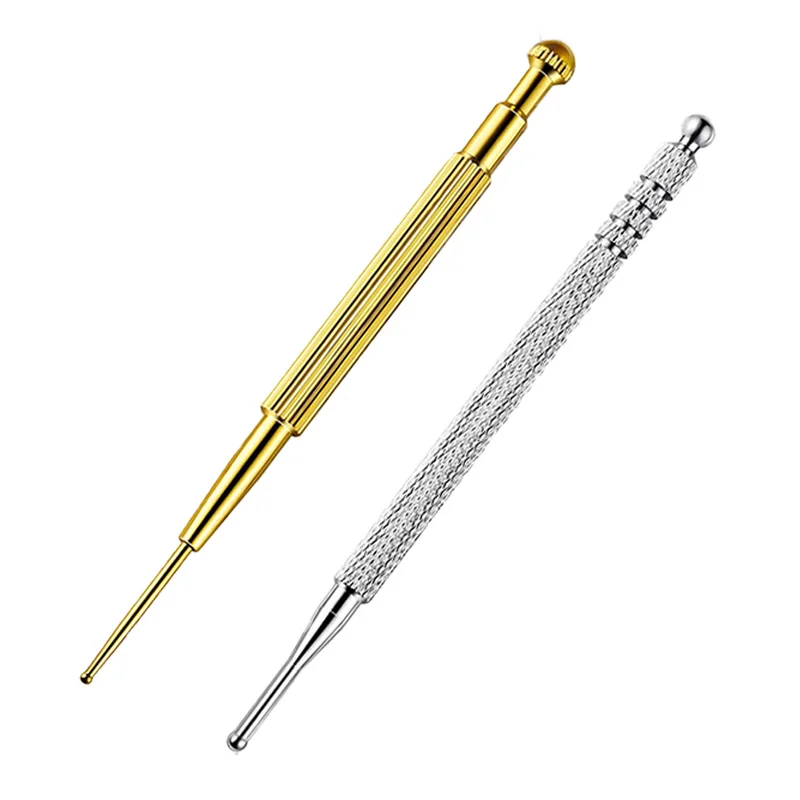 Stainless Steel Acupuncture Pen Dual Head Eye Facial Reflexology Tool Deep Tissue Massager for Body Meridian Pain Relief Point