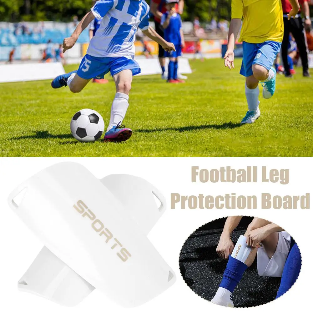 

1 Pair Soccer Leg Protector Adult Football Hard Pads Insert Gear Training Protective Legging Shin Sock Board Guards Kicking U7V1