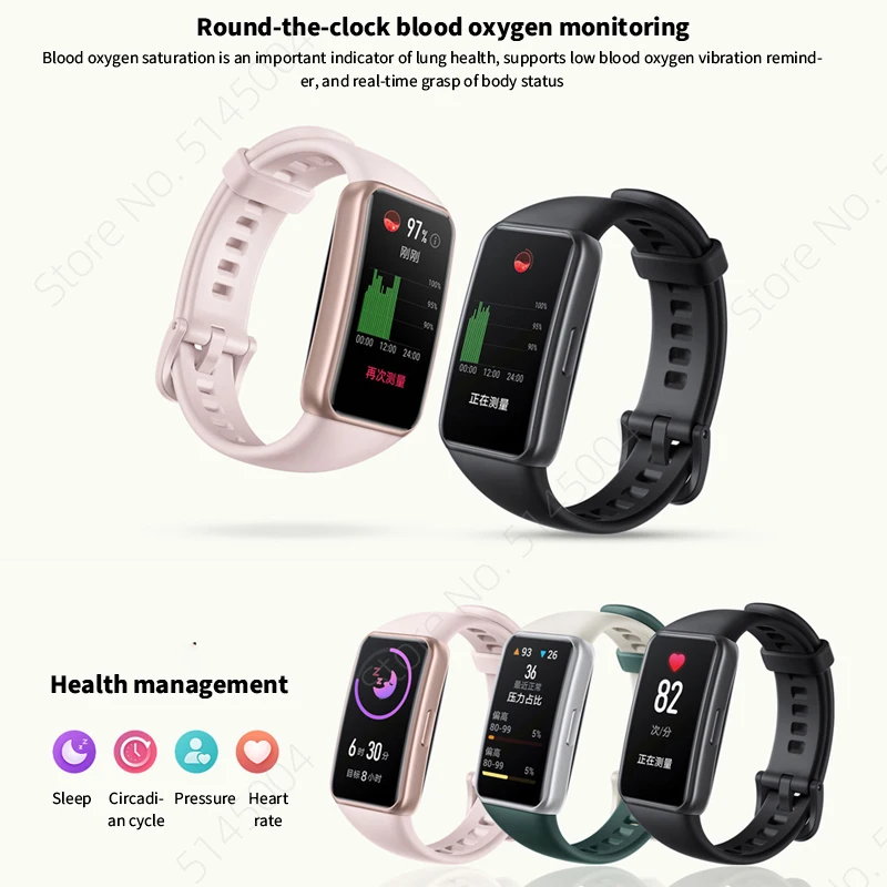 HONOR Band 7 Smartwatch 1.47 AMOLED Orologio Fitness Tracker con 96  Sportivo, Contapassi, Cardiofrequenzimetro, SpO2, Impermeabile Smart Band  per