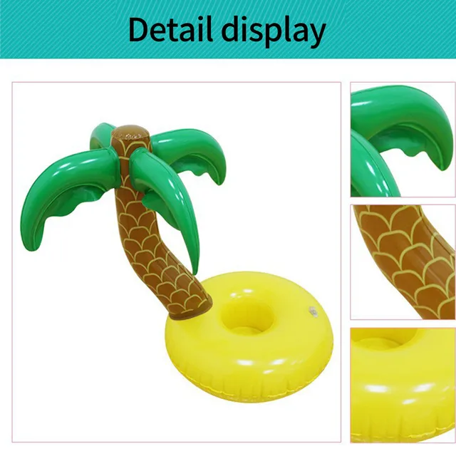 Iatable Italtartók Kókuszdió Fa Italtartó Ital Úszók Medence Partikhoz És Gyerekek Víz Szórakoztató Játékok - Image 2