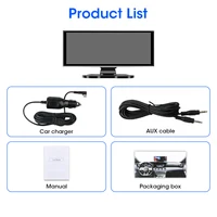 11.26 นิ้วรถ DVR 4K Dash Cam Dual Lens Wireless Carplay & Android Auto Video Recorder Monitor GPS นําทาง 5G Wifi FM AUX 6