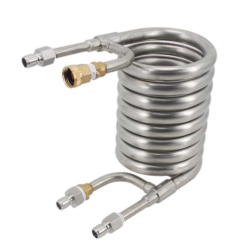 ConvolutedCounterflowWortChillerPackageMaleQuickDisconnectsBrandNewStainlessSteel304.jpg