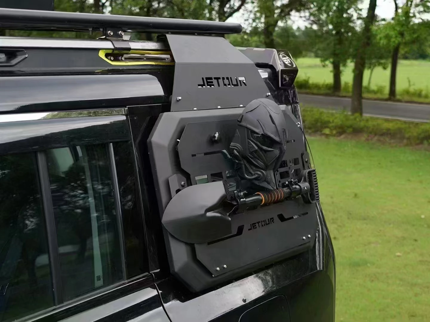Jetour T1 NEW DESIGN Jetour Traveler Exterior Accessories Car Exterior Side Box Waterproof Side Tool Storage Boxcustom