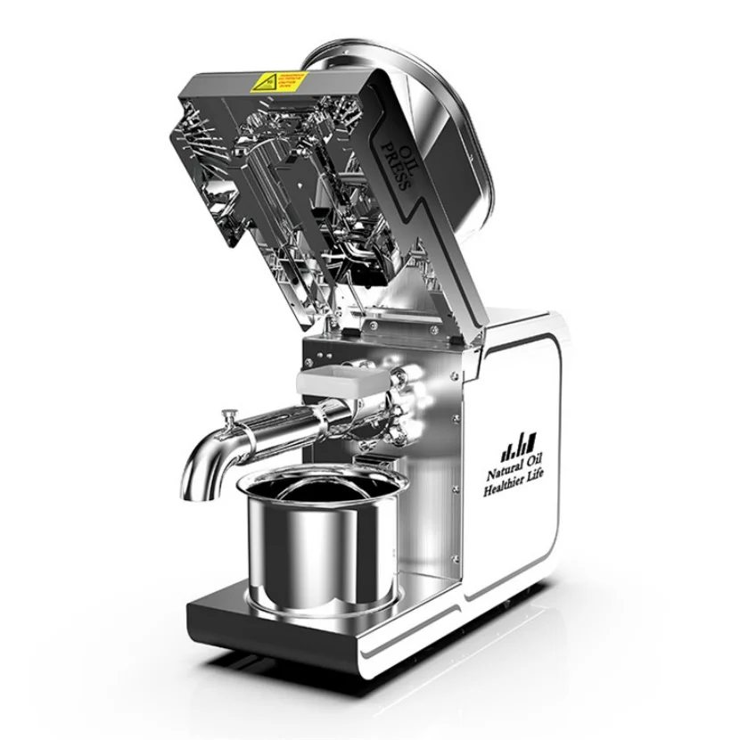 304 Paslanmaz Çelik Vidalı Tip Soğuk Pres Yağ Sıkacağı Fıstık Yağı Pres Makinesi/ Yağ Çıkarma Makinesi