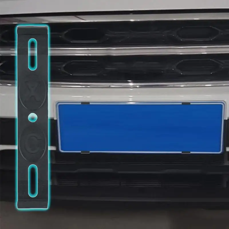 New one  Set Frameless License Plate Mount Weather-Proof Frameless License Plate Frame Car Tag Frame For Front And Rear Car Tags