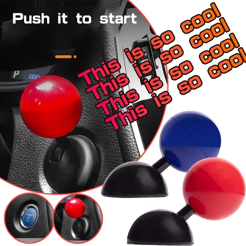Car Start Stop Button Start Lever push start button cover decorative Car Engine Push Switch Button Cover Protector car start button cover