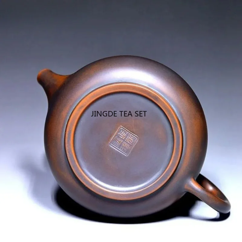 220ml handmade Qinzhou mud star purple clay tea set pottery kiln exchange Guifei pot household filter pot