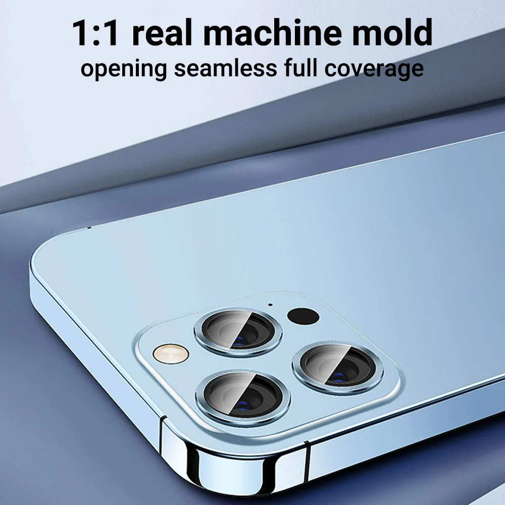 Metall-Kameraobjektivschutz für iPhone 16 Pro gehärtetes Glas iPhone 15 Pro Max 11 13 14 Plus 12 Mini 16pro Objektiv-Bildschirmschutz_voghion.com