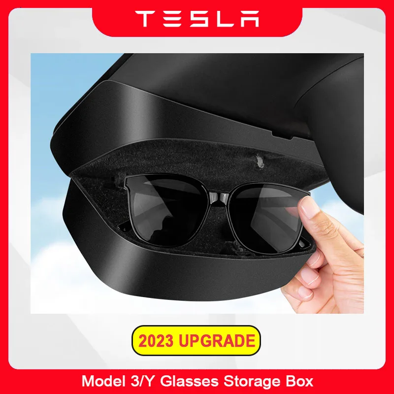 Brillenetui für den Dachhimmel des Tesla Model Y – Shop4Tesla