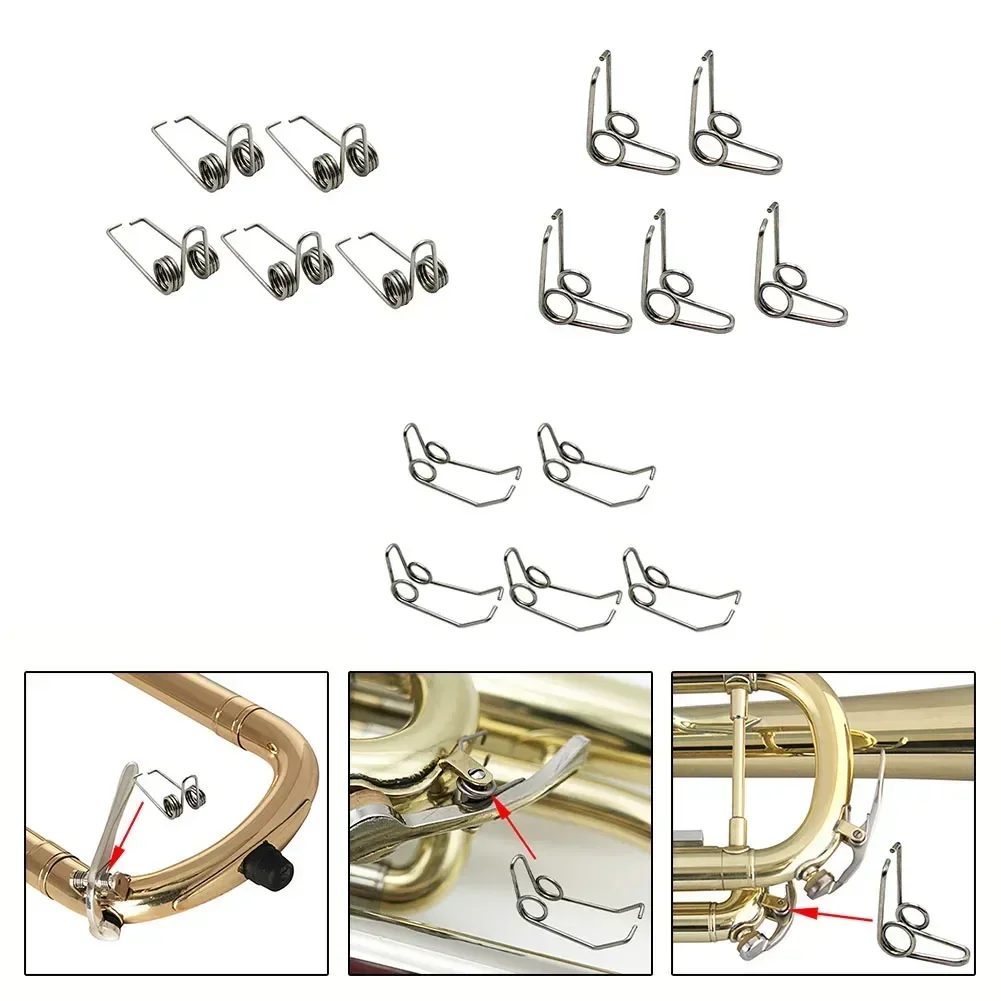Upgrade Your Musical Instruments With This Premium Quality Iron Valve Spring Set 5 Pieces For Trumpet Trombone And Alto Horn