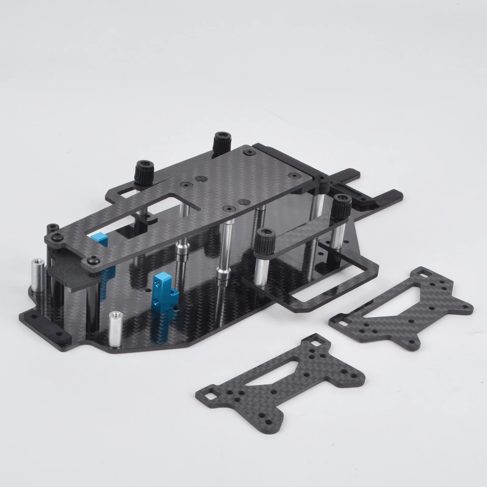 Carbon Chassis Kit for Tamiya TA02 TA02W TA02S TA02SW TA02T
