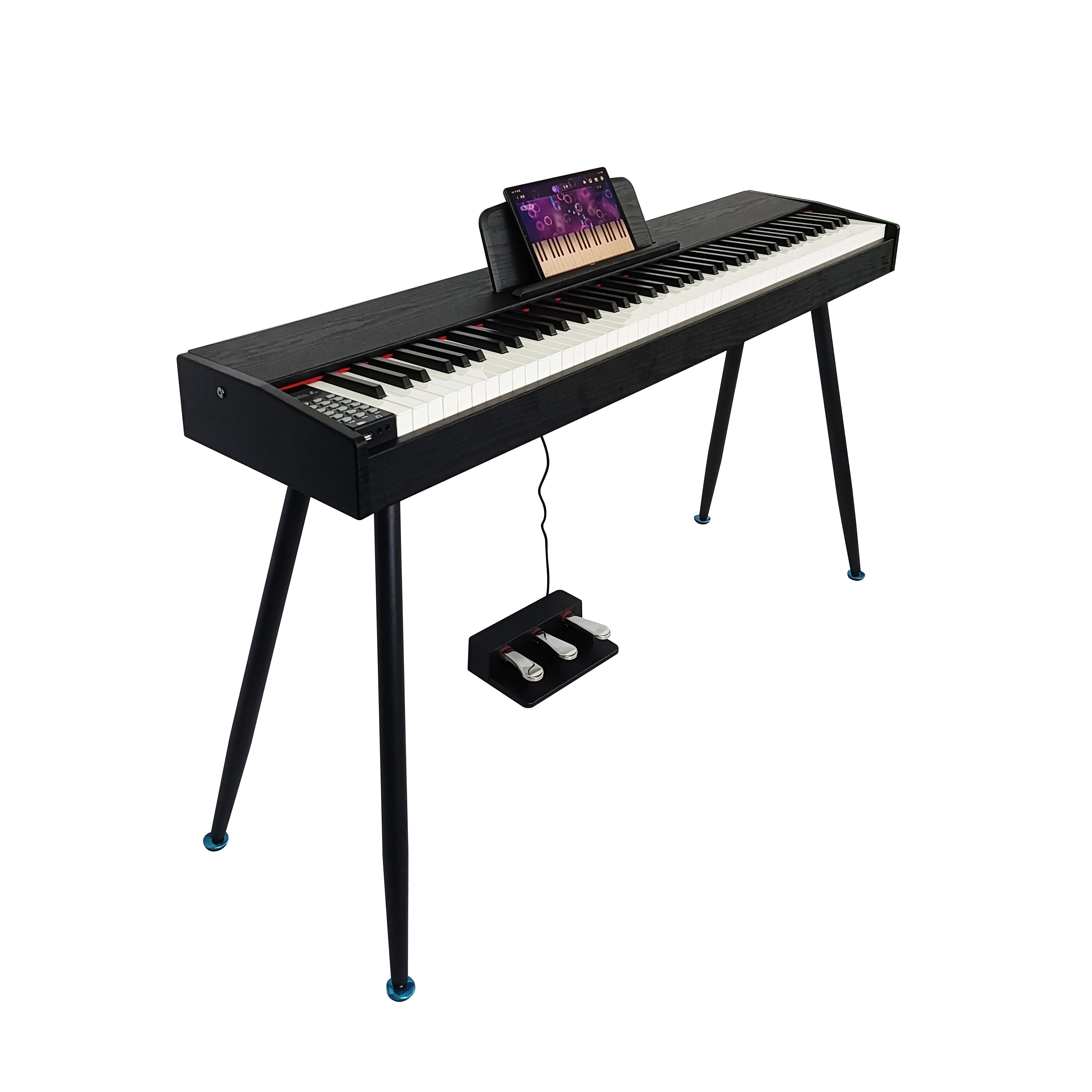 88 Keys Electronic Organ Piano Instrument Heavy Hammer Keyboard Xylophone Bluetooth Connection Music Piano