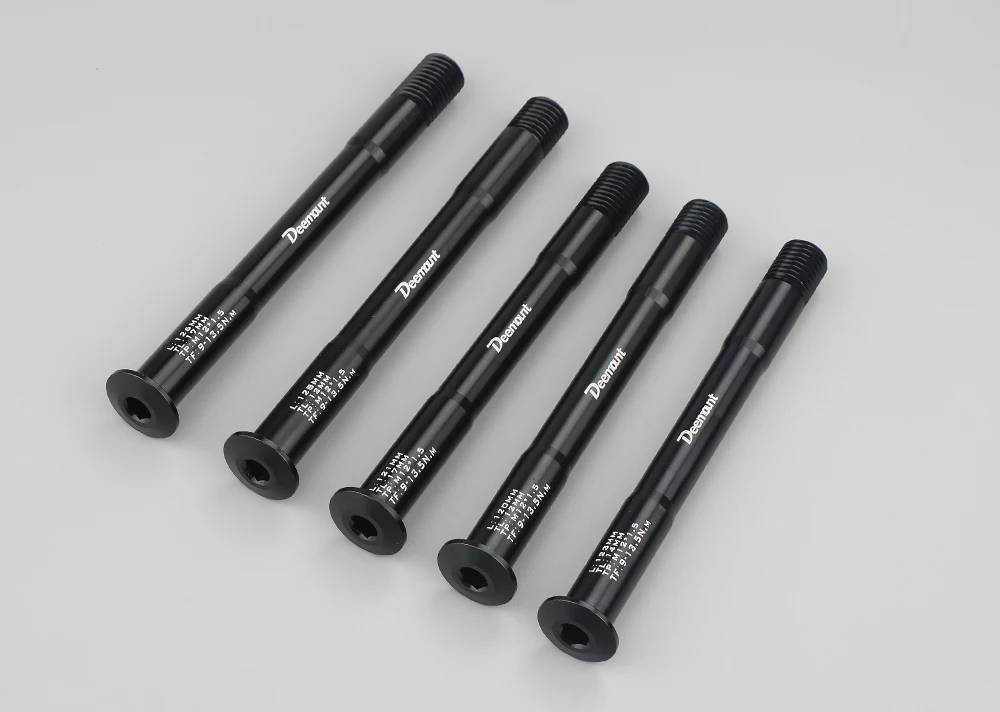 Leichte Steckachsen M12*P1,5 L120-181mm für Fahrrad Vorne Hinten Gabel Dropout Abstand 100/142/148mm CNC-gefräste Nabe Durch Welle – Detail 13