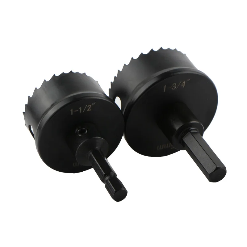 Thin Wall Hole Saw Hex Shank M42 Bimetal High Speed Steel Drill Bits Thin Metal Stainless Steel Plastic PVC Hole Opener Tools