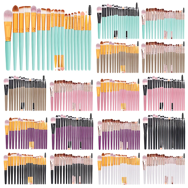 

New 20 PCs Makeup Brush Set Eye Shadow Brush Set Foundation Brush Beauty Tools