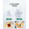 Countertop Ice Maker, 9 Cubes Ready in 6 Mins, 26lbs in 24Hrs, Portable Ice Machine with Self-Cleaning 3