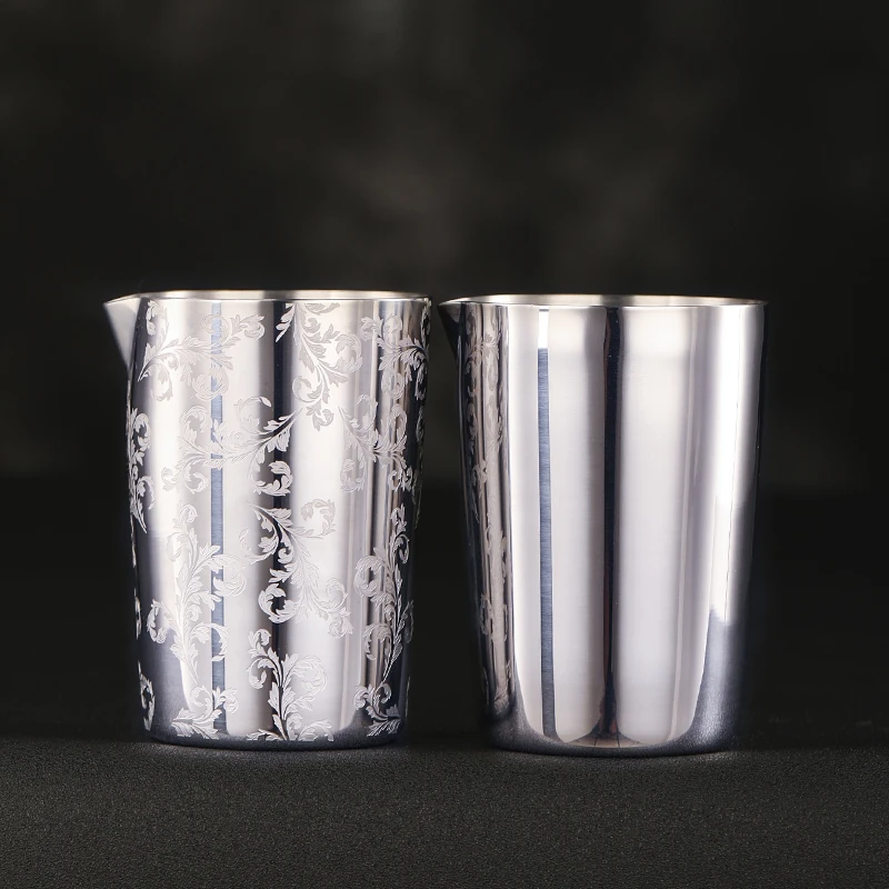 500ml Stainless Steel Stirring Tin Mixing Glass Preferred by Pros and Amateurs Alike, Make Your Own Specialty Cocktails Bar Tool