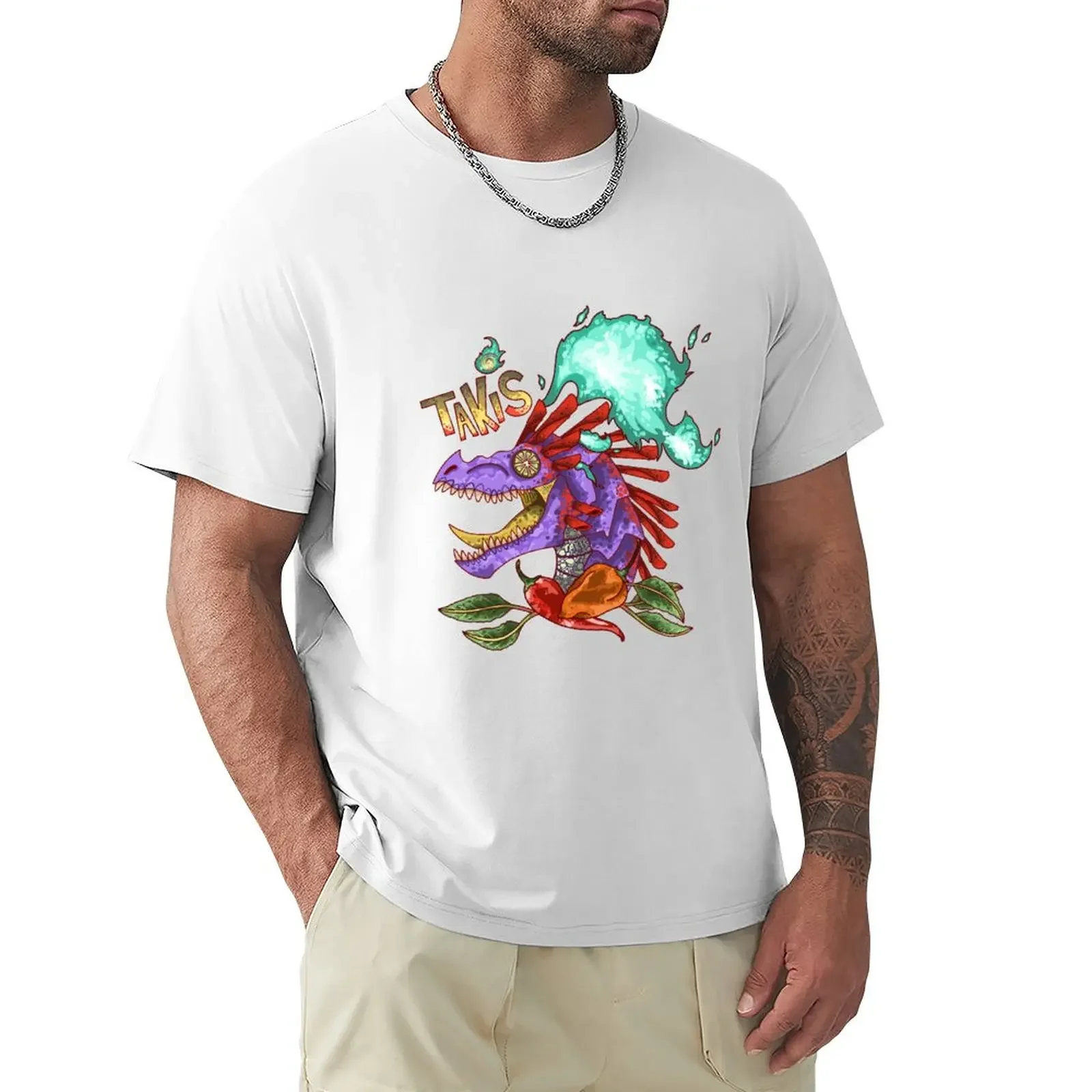 Tadis Dragon T-Shirt Customs Cute Clothes Abbigliamento Uomo