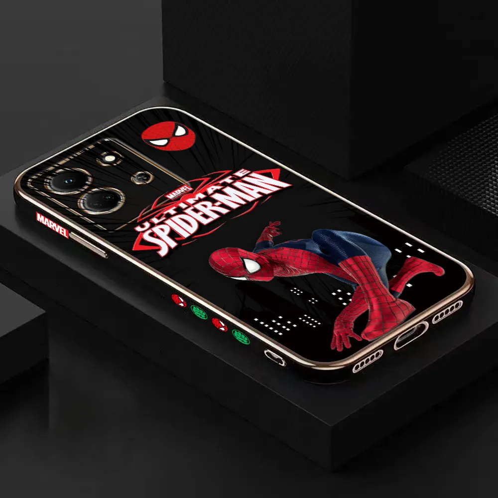 thumbnail image 1 of Cover Smooth E-TPU Phone Case Infinix NOTE 30 12 G96 12I 11 10 10I SMART 5 6 7 8 ZERO 20 5G PRO Case Shell Marvel HULK SpiderMan, 1 of 5