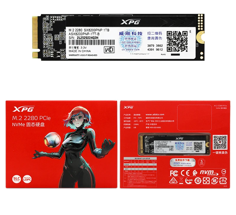 best internal ssd for pc ADATA XPG SX8200 PNP M.2 2280 PCIe Gen3x4 SSD 512GB 1TB 2TB Internal Solid State Drive 3D TLC for Laptop Desktop Storage Disk 2 tb internal ssd