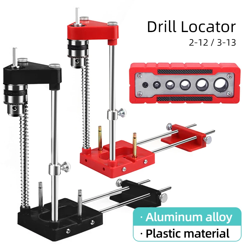 Houtbewerking Boor Locator, Auto-line Boorgids Puncher Positioner Mini Bank Boorpers Machine Houtbewerking Punch Locator Boor Sjabloon Gids, Mini Bank Boorpers Machine Met Hoge Snelheid