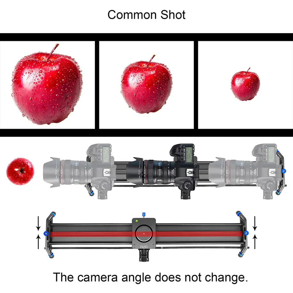 GVM 32" Professional Video Aluminum Alloy Motorized Camera Slider for Most DSLR Cameras