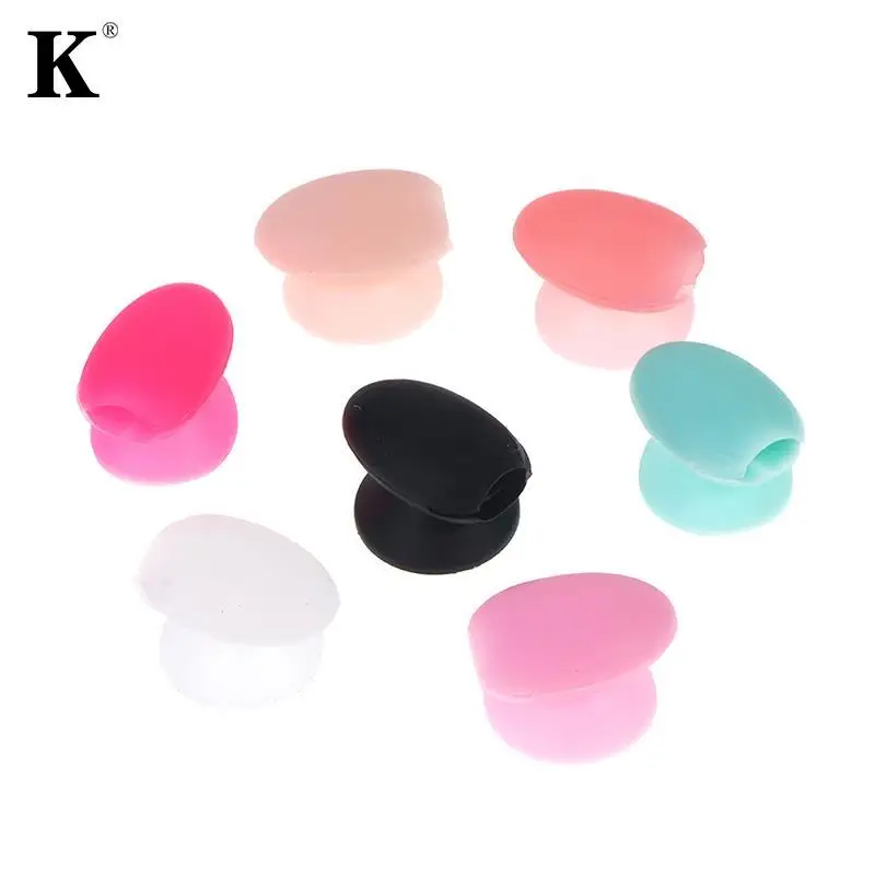 실리콘 립브러쉬 커버, 방진 커버, 립 브러쉬 프로텍터, 립 마스크 브러쉬 커버, 메이크업 브러쉬 슬리브, 홈 여행용, 5 개