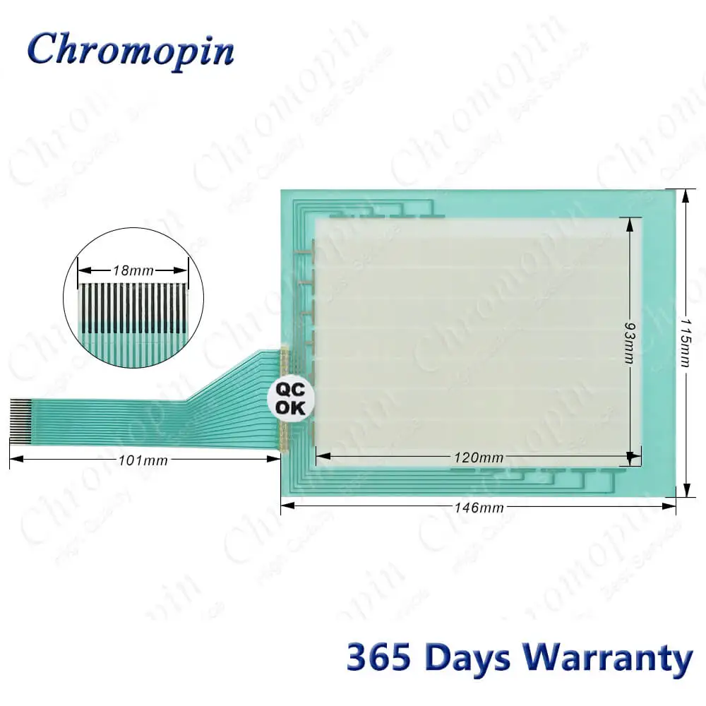Touch Screen Painel Vidro Digitizer para Idec Hg2a-ss22cf Hg2a-ss22ct Hg2a-ss22bf - Imagem 2