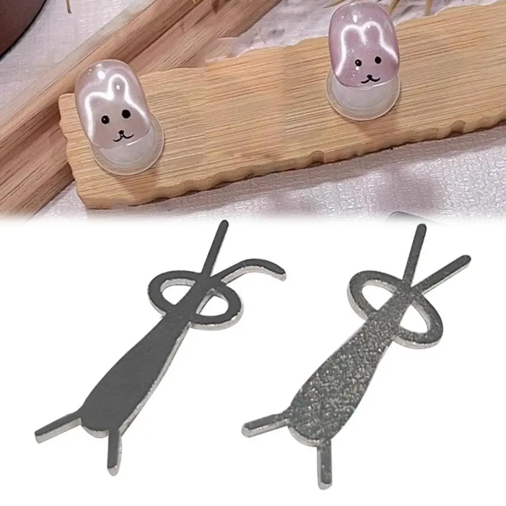 1Pc 토끼 사랑 고양이의 눈 새로운 네일 도구 특수 종이 클립 자석 와이어 자석 바 조합 튜토리얼 보내기