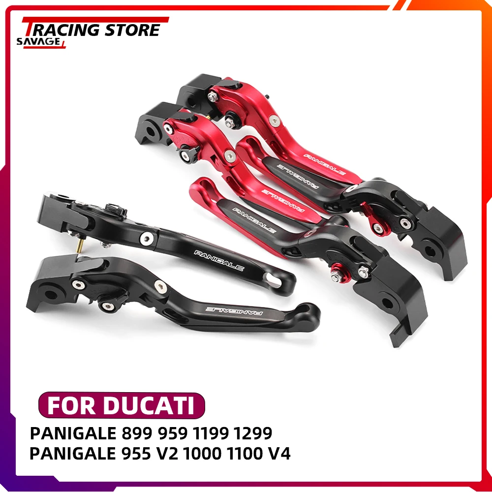 

For DUCATI Panigale 1299 1199 959 899 1000 1100 Panigale V2 V4 Folding Brake Clutch Lever Motorcycle Adjustable Handlebar Lever