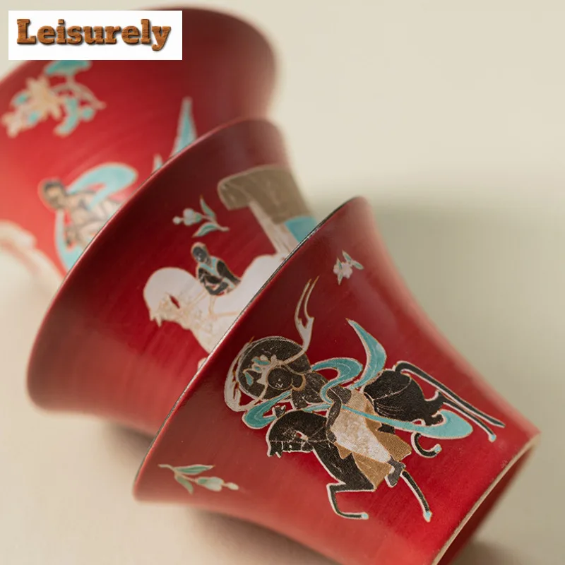 Dream Of Dunhuang Tea Set Complete Set Traditional Tea Ceremony Set Tea Maker Teapot And Tea Cup Set Tableware Accessories Gift